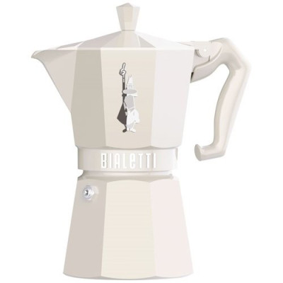 Cafetière italienne 6 tasses Crème - Moka Exclusive