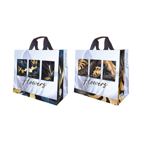 SPHERE - sac cabas pp tisse fleurs