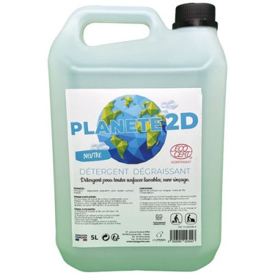Détergent mutli usage Planete 2D neutre ecocert 5 L