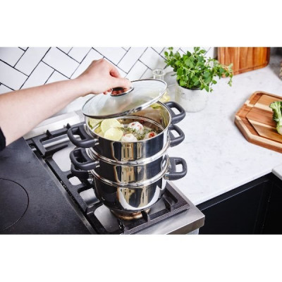 POLO CUIT VAPEUR+CV 20 INDUC INOX