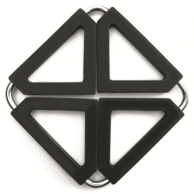 DESSOUS DE PLAT CARRE INOX SILICONE