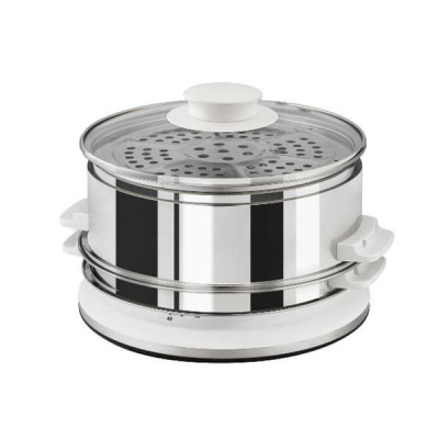 CUISEUR VAPEUR - VC145100 - Blanc / Argent
