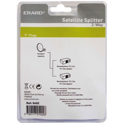 REPARTITEUR D'ANTENNE ULB 2 DIRECTIONS - 5402 - Gris