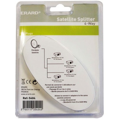 REPARTITEUR D'ANTENNE ULB 4 DIRECTIONS - 5404 - Gris