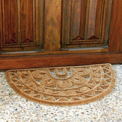 TAPIS COCO METAL 75X45CM DEMILUNE