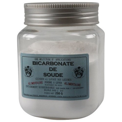BICARBONATE DE SOUDE ALIM. 250GR (Vendu par 1)