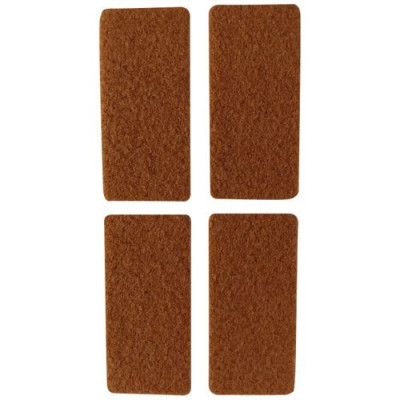 PATIN FEUTRE ADH.25X45 MARRON X4  SC (Vendu par 1)