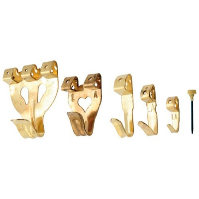 CROCHET ACIER LAITON ASS. CTE 10 1007 (Vendu par 1)