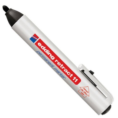 MARQUEUR INDELEBILE RETRACT.NOIR  11 (Vendu par 5)