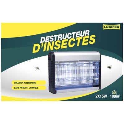 DESTRUCTEUR D INSECTES 2X15W (Vendu par 1)