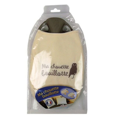 BOUILLOTTE CHOUETTE AVEC HOUSSE POLAIR