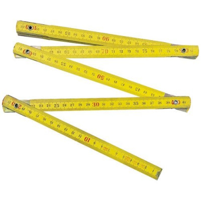 METRE 2M BOIS 10 BRANCHES BL