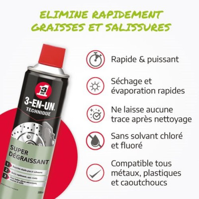 SUPER DEGRAISSANT 3EN1 BBE 500ML 33605 (Vendu par 1)