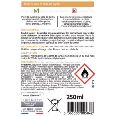 RENOVATEUR MARBRE 250ML      584 (Vendu par 1)