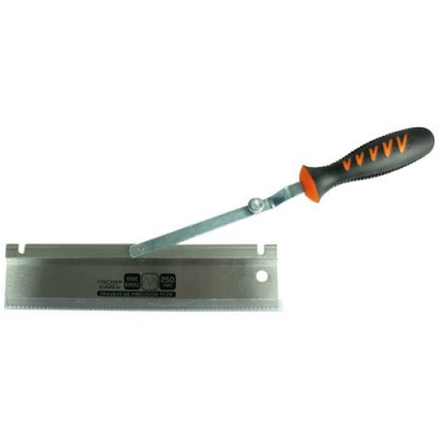 SCIE A DOS REVERSIBLE COUDEE 250MM