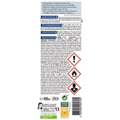 NETTOYANT DEPOUSS.CIRANT   400ML (Vendu par 1)