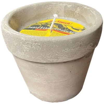 BOUGIE ANTI MOUSTIQUE POT TERRE CUITE (Vendu par 1)
