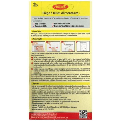 PIEGE MITE ALIMENTAIRE X2 AEROXON