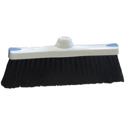 BALAI FIBRE NOIRE DURE RENFORT BLEU (Vendu par 1)