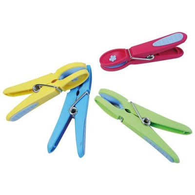 20 PINCES A LINGE ANTIGLISSANTES EXTRA (Vendu par 1)