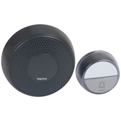 CARILLON SONNETTE SANS FIL 15MEL.NOIR