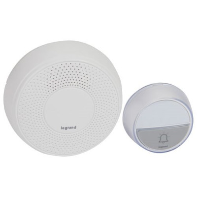 CARILLON SONNETTE SANS FIL 15MEL.BLC