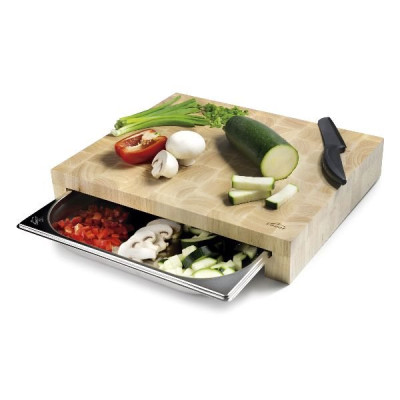 PLANCHE DECOUPER BAC INOX 41.5X34X7CM