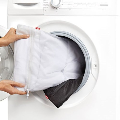 SET DE 2 FILETS A LINGE BLANCET NOIR (Vendu par 1)