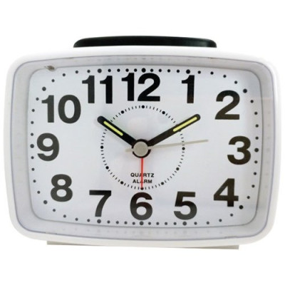 REVEIL A QUARTZ SILENCIEUX NOIR