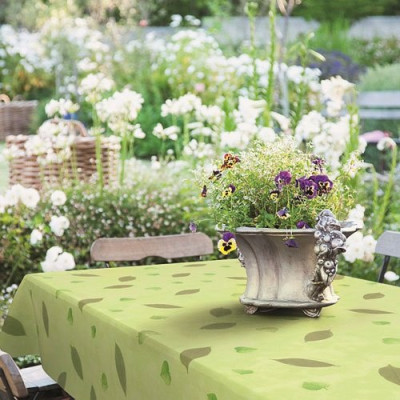 NAPPE RONDE MANHATTAN NANCY VERT 150CM