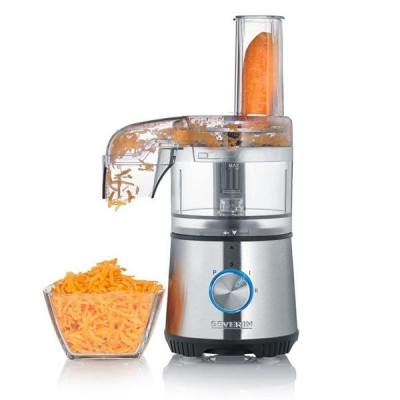 Hachoir polyvalent 4 en 1 - 500 W - 500 ml - 2 vitesses + pulse - Noir inox