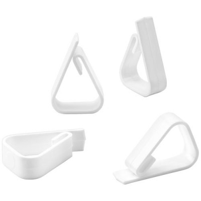 Pince Attache Nappe Blanche Lot de 4 sous blister