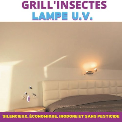 ACTO GRILL INSECTES LAMPE LED UV (Vendu par 1)