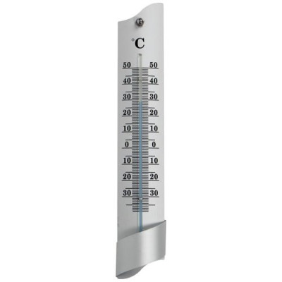 THERMOMETRE ALU OBLIQUE 22CM (Vendu par 1)
