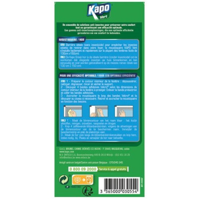 KAPO MOUSTIQUAIRE FENETRE 130X150CM (Vendu par 1)