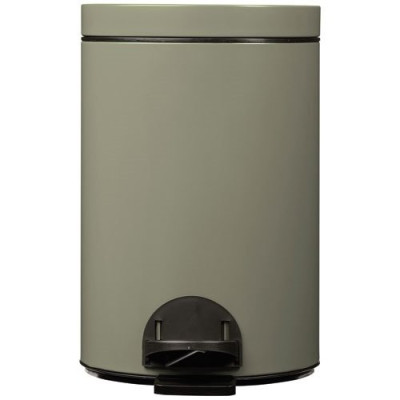 POUBELLE ELORA 14L GRIS VERT MAT LISSE