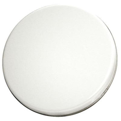 CACHE PLAQUE D.16CM EMAIL BLANC