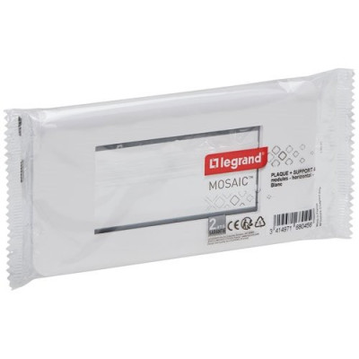 SUP.+PLAQUE 4 MOD H BLC MOSAIC