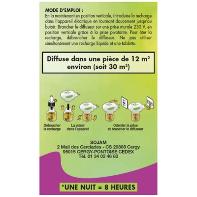 ACTO RECHARG.LIQ.DIFFUSEUR CITRONNELLE (Vendu par 1)