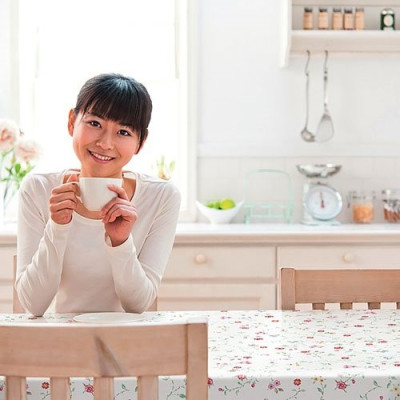 NAPPE RDE MANHATTAN BELLA CREME 150CM