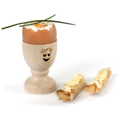 COQUETIER EN BOIS SMILEY