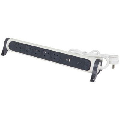 MULTIPRISE FB 5X2P+T+USB PREN.PAR.1.5M