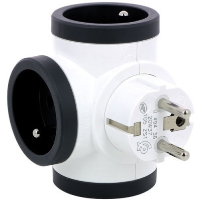 TRIPLITE FB 3X2P+T PREN.LATE.ROTA.BL/N