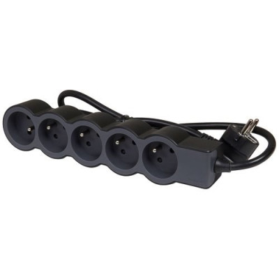 MULTIPRISE FB 5X2P+T STD 1.5M NOIR