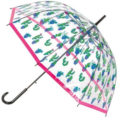 PARAPLUIE LONG AUTO BE FUN TRANSPARENT (Vendu par 1)
