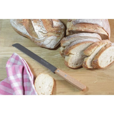 COUTEAU PAIN 19 CM HETRE LAMECRANTEE