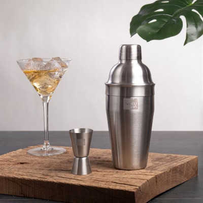 SHAKER A COCKTAIL ACIER BROSSE