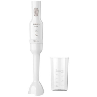 MIXEUR PLONGEANT PIED INOX 400W BLANC