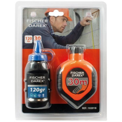 CORDEAU TRACER 30M POUDRE BLEUE 120GR