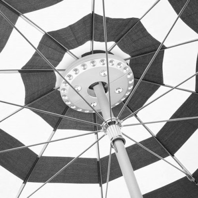 LAMPE TENTE/PARASOL 28 LED ABS GRIS